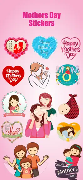 Game screenshot Mothers Day Stickies mod apk