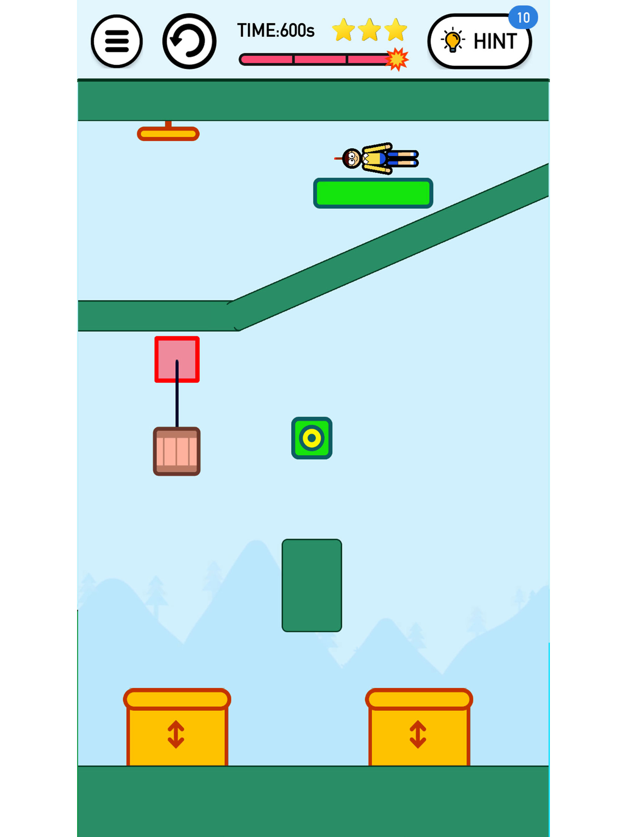 Rescue Cut! Rope Fire Puzzle!