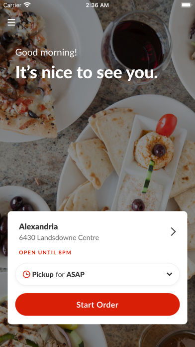 Olympians Family Restaurant Screenshot