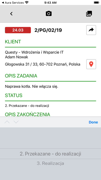 Serwis Planner Offline Screenshot