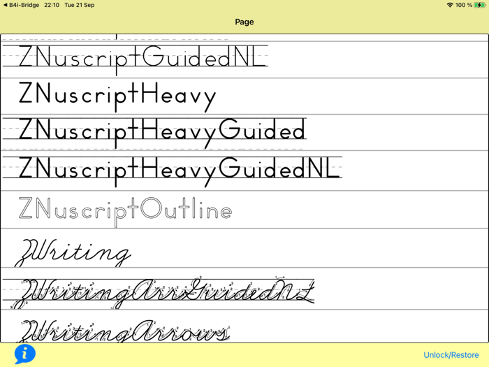 ZMethod Fonts for Zaner Bloser