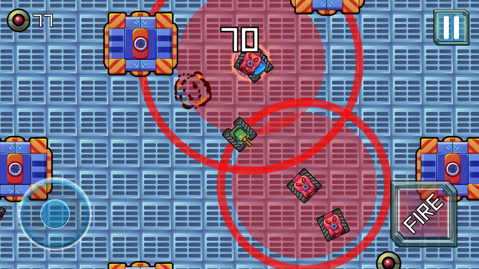 #1. Terrible Tanks (iOS) 由: Adknown