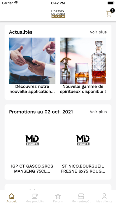 Screenshot #1 pour MD Boissons