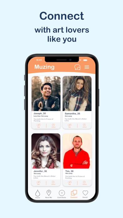 Muzing - Connected through art Screenshot
