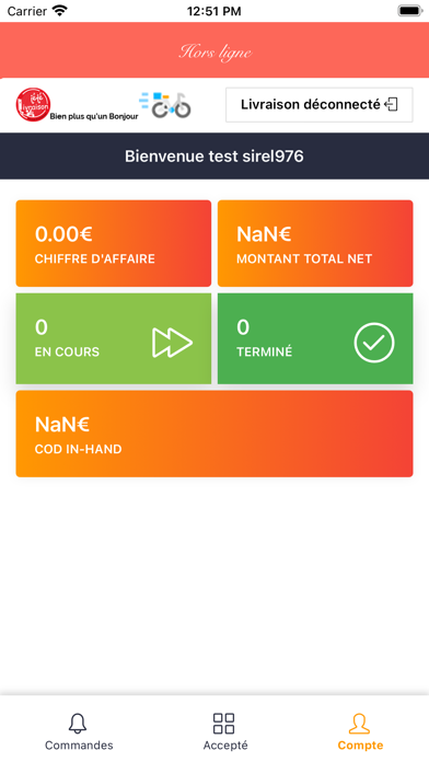 Jéjé Livraison Livreur Screenshot