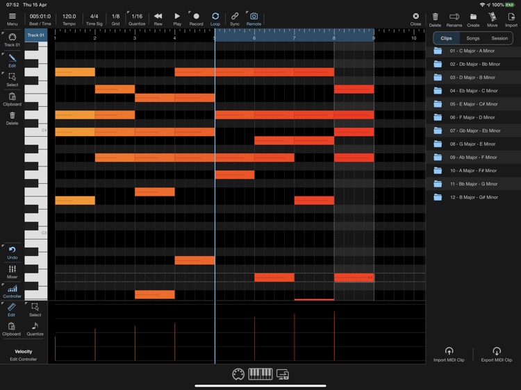 Helium AUv3 MIDI Sequencer screenshot-4