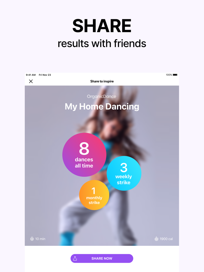 Organic Dance Weight Loss App