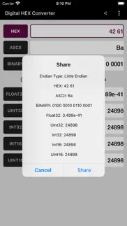 digital hex converter iphone screenshot 4