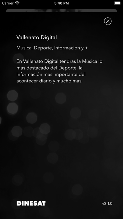 Vallenato Digital Screenshot