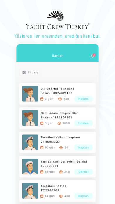 YachtCrewTurkey Screenshot