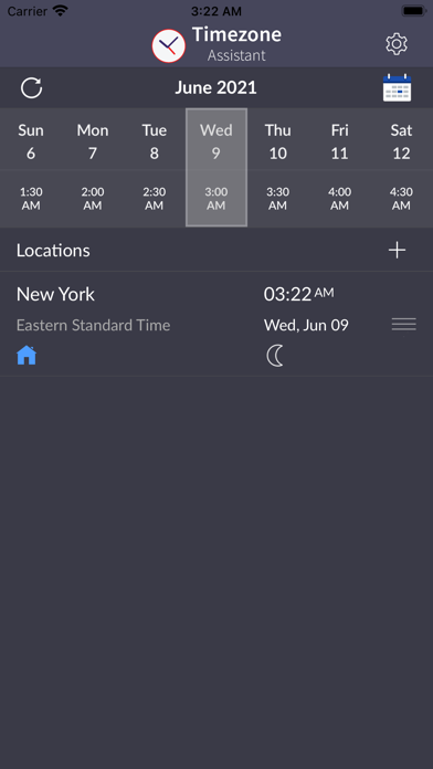 Timezone Assistant Screenshot