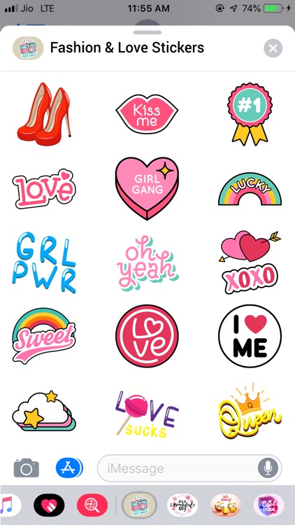 Fashion & Love Stickers