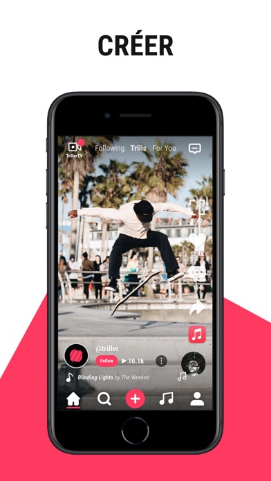 Screenshot #1 pour Triller-Social Video Streaming
