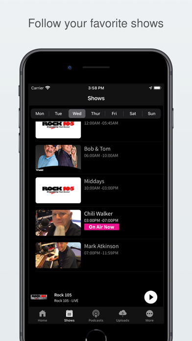 Rock 105/WKLC Screenshot