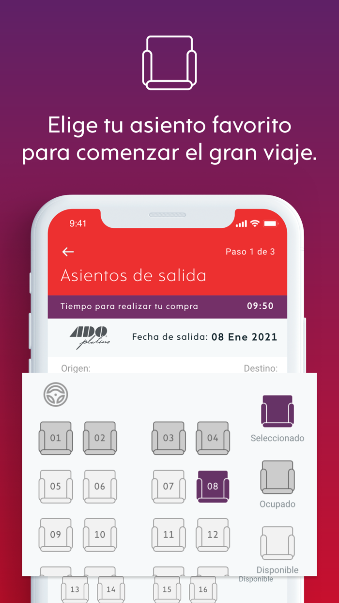 ADO - Boletos de Autobús