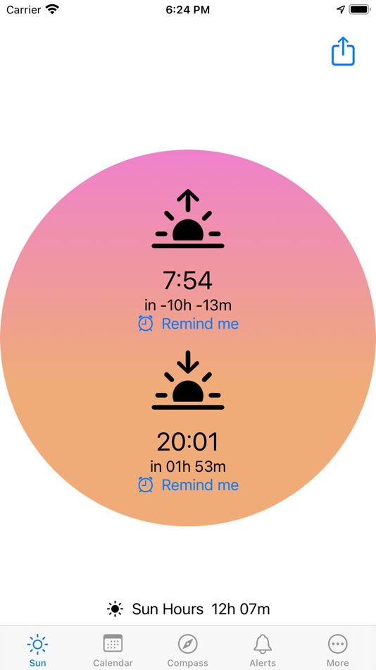 Sunrise and Sunset time - 2.4.0 - (macOS)