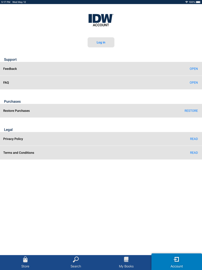 IDW Digital Comics Experience