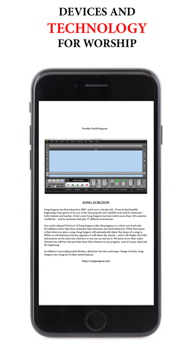 Worship World Magazine Screenshot