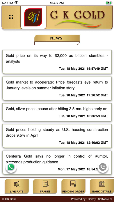 G K GOLD Screenshot