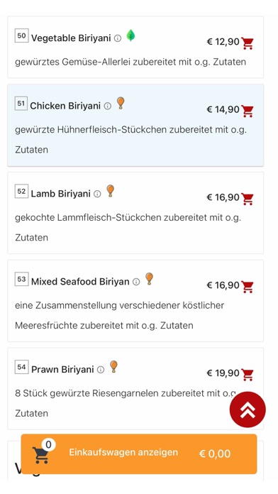 Tandoori Restaurant Geisingen Screenshot