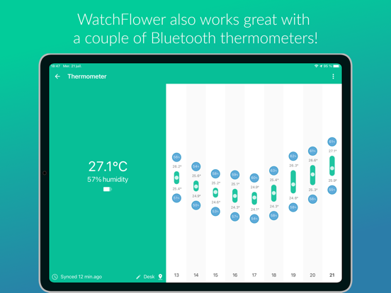 WatchFlower iPad app afbeelding 6