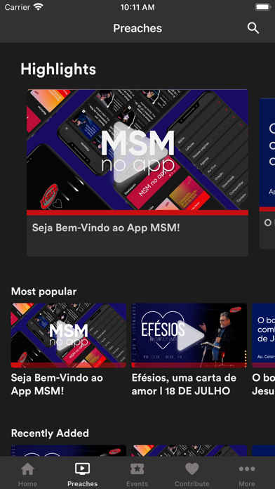 Ministério Sagradas Missões Screenshot