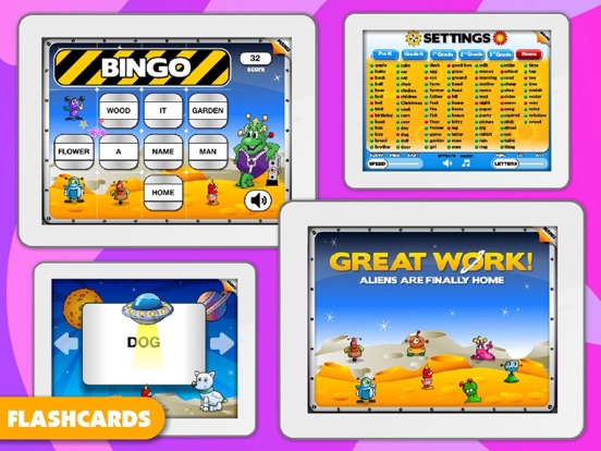 Sight Word Games & Flash Cards iPad app afbeelding 3