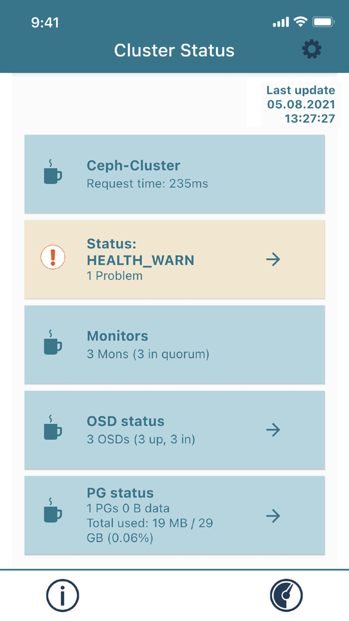 mona - monitoring app