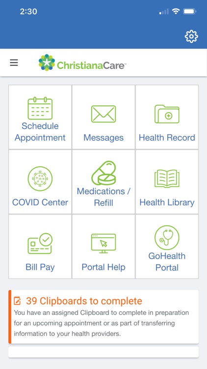 Christiana Care Patient Portal