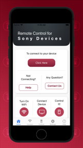 Remote for Sony devices screenshot