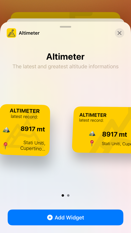 #2. Alti-meter (iOS) 由: albertopasca.it
