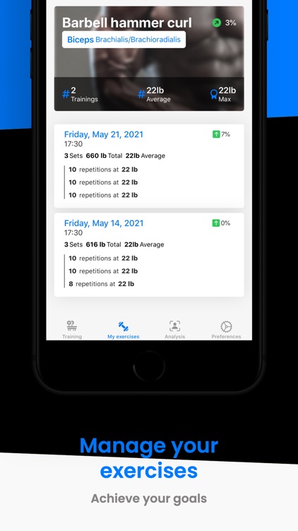 Dumby : Workout tracking log screenshot-3