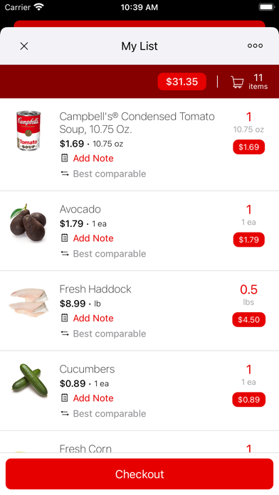 Vista Food Newport Screenshot