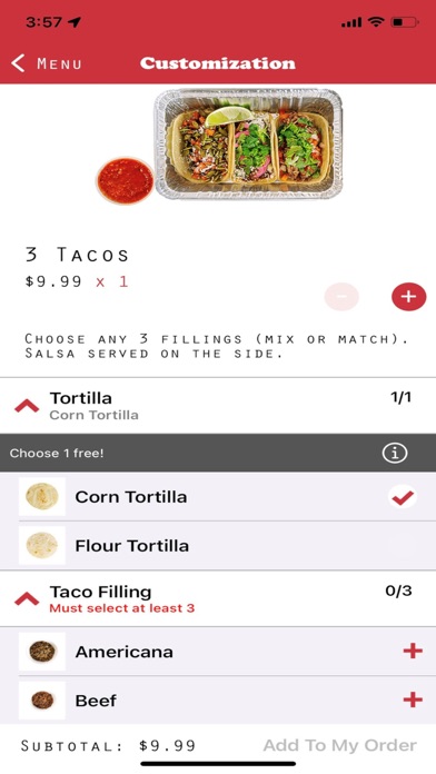 Chicano Boy Taco App Screenshot