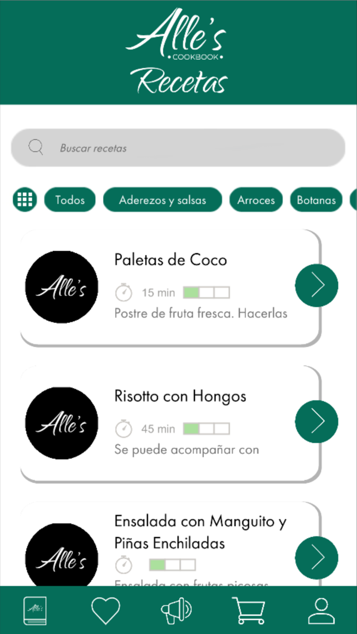 Recetario - Alles Cookbook