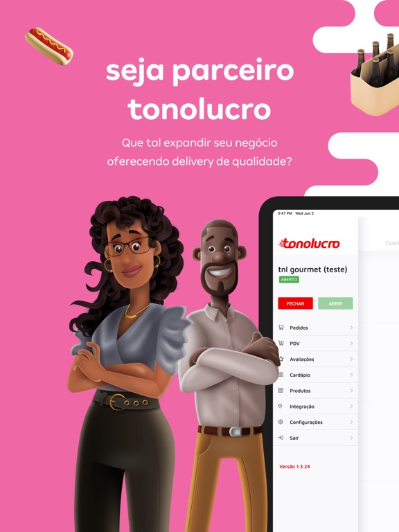 Screenshot #4 pour Parceiro - Tonolucro Delivery