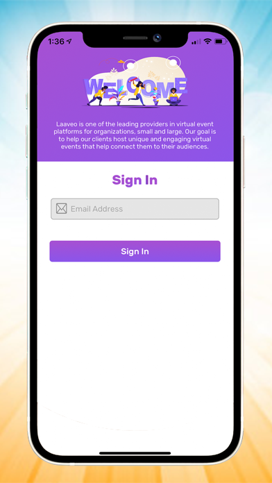 LAAVEO-Virtual Event Platform Screenshot