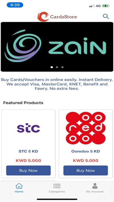CardzStore Screenshot