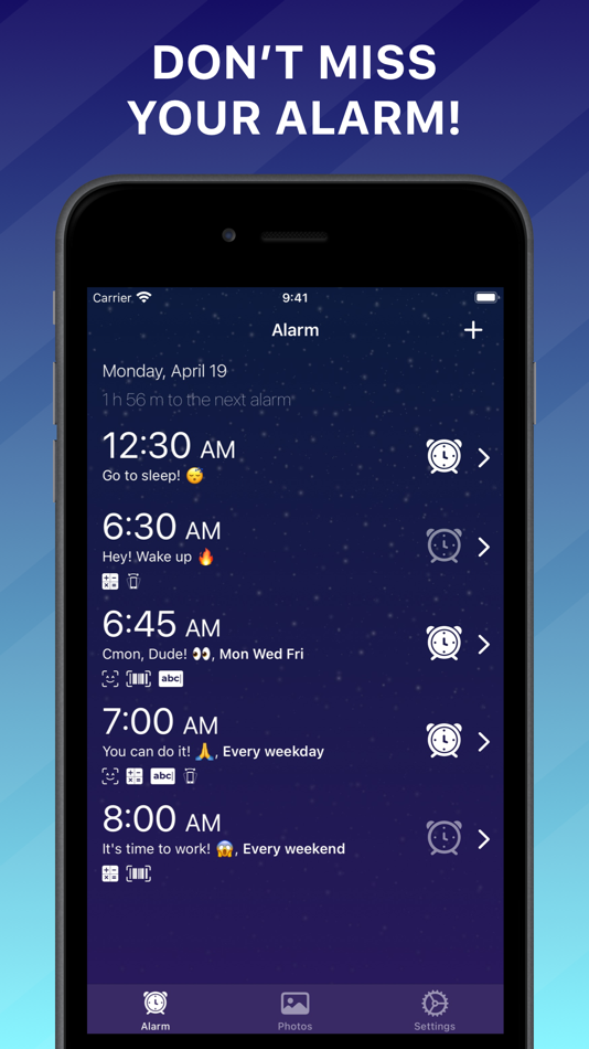 #5. Smart Alarm Clock - Alarmer (iOS) 由: Oleksandr Maltsev