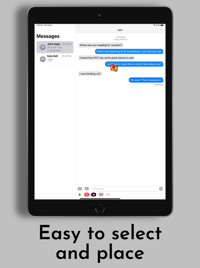 Letter Cutout Stickers