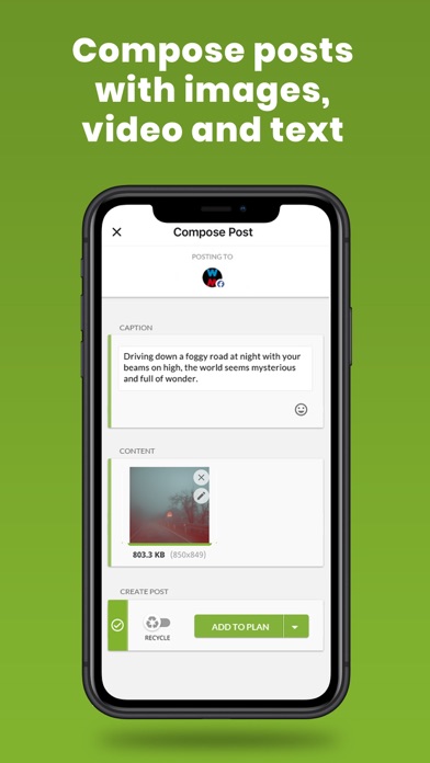 Post Planner for Social Media Screenshot