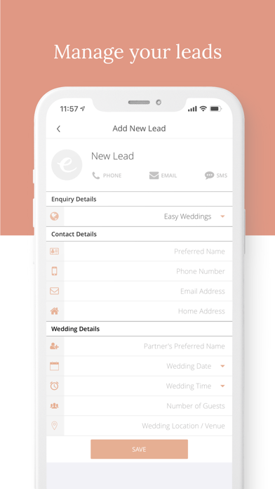 WedCRM Screenshot