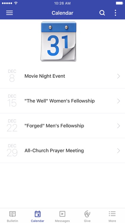 New Vintage Church App