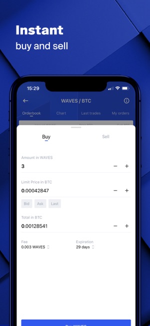 Waves Exchange をapp Storeで