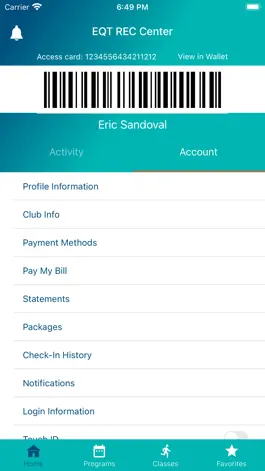 Game screenshot EQT REC Center hack