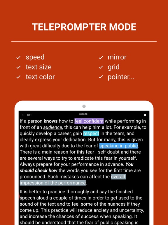 Teleprompter Teletoto screenshot 2