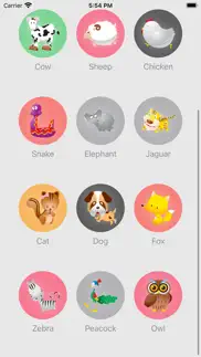 animal sounds for baby & kids iphone screenshot 2