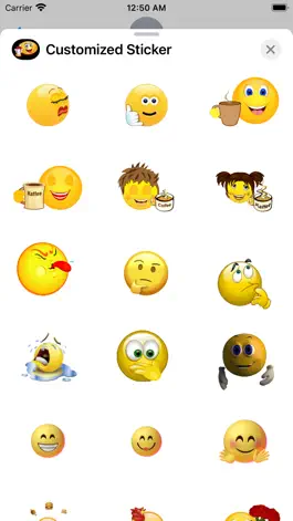 Game screenshot Customized Sticker apk