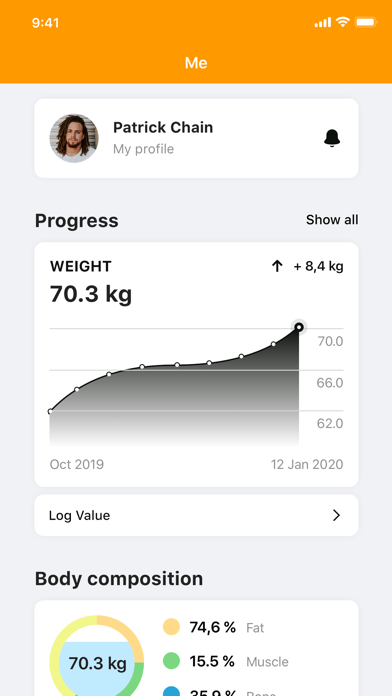 Total Body Fitness App Screenshot