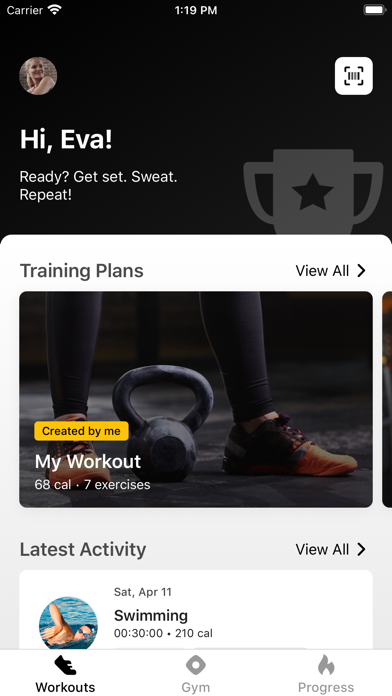 Joynes Birkenwerder FitnessAPP Screenshot